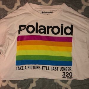 Polaroid Cropped Shirt Size: Small